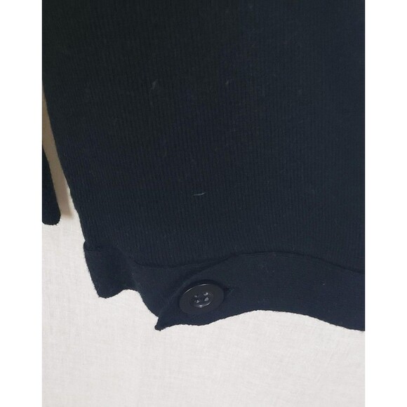 Susan Graver Style Sweater Womens 1X Black Zip Front Cardigan Pockets Knit Plus - Picture 6 of 9